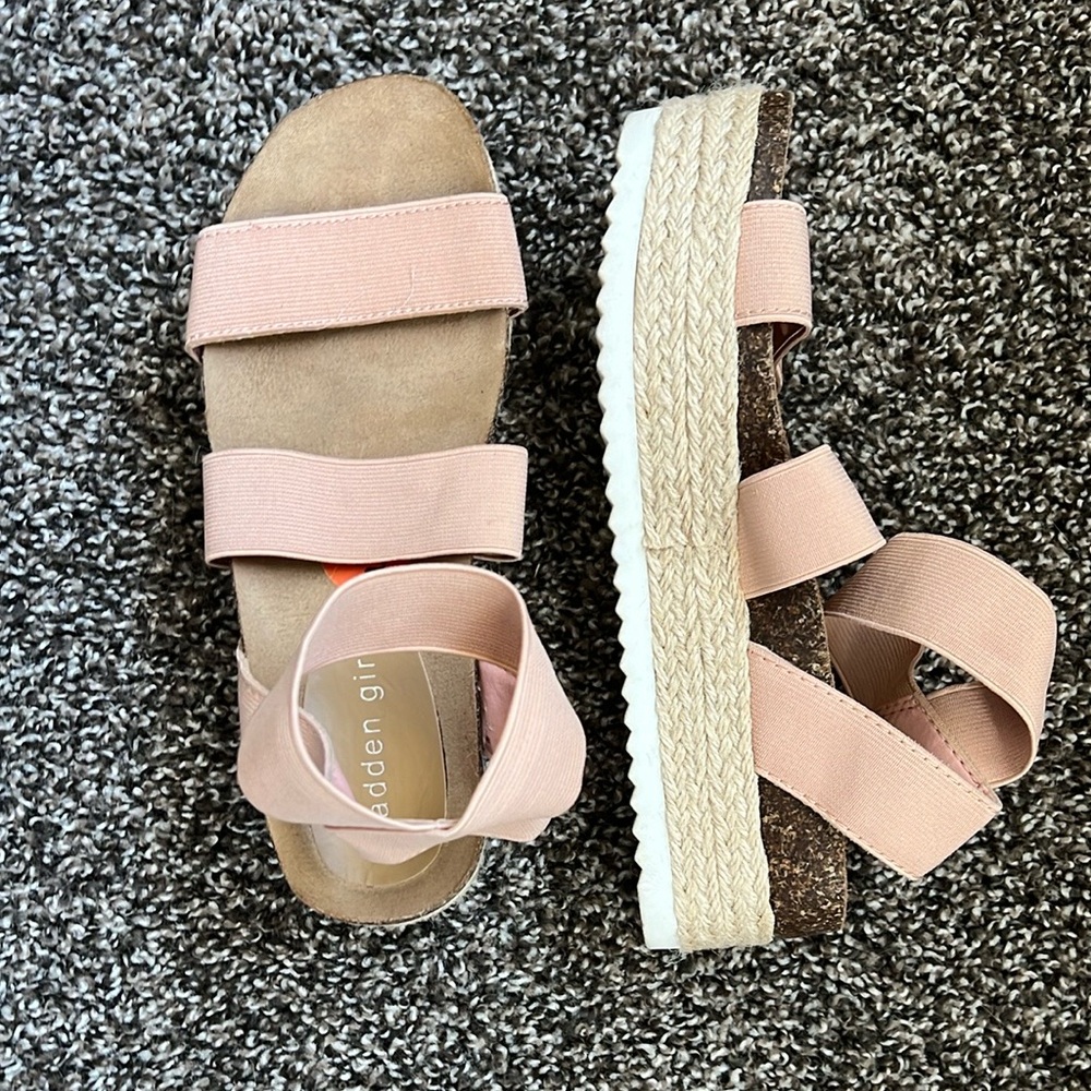 Madden Girl Blush Pink Platform Sandals